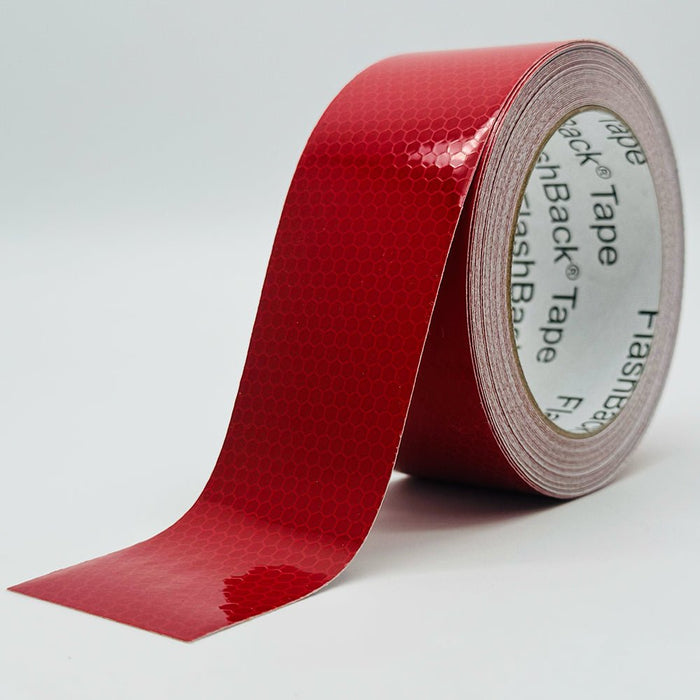 Red Glass Bead Reflective Tape - Flashback Tape