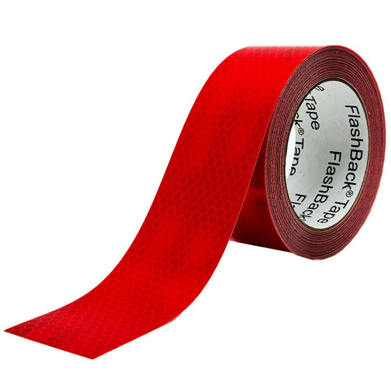 Red Prismatic Reflective Tape - Flashback Tape