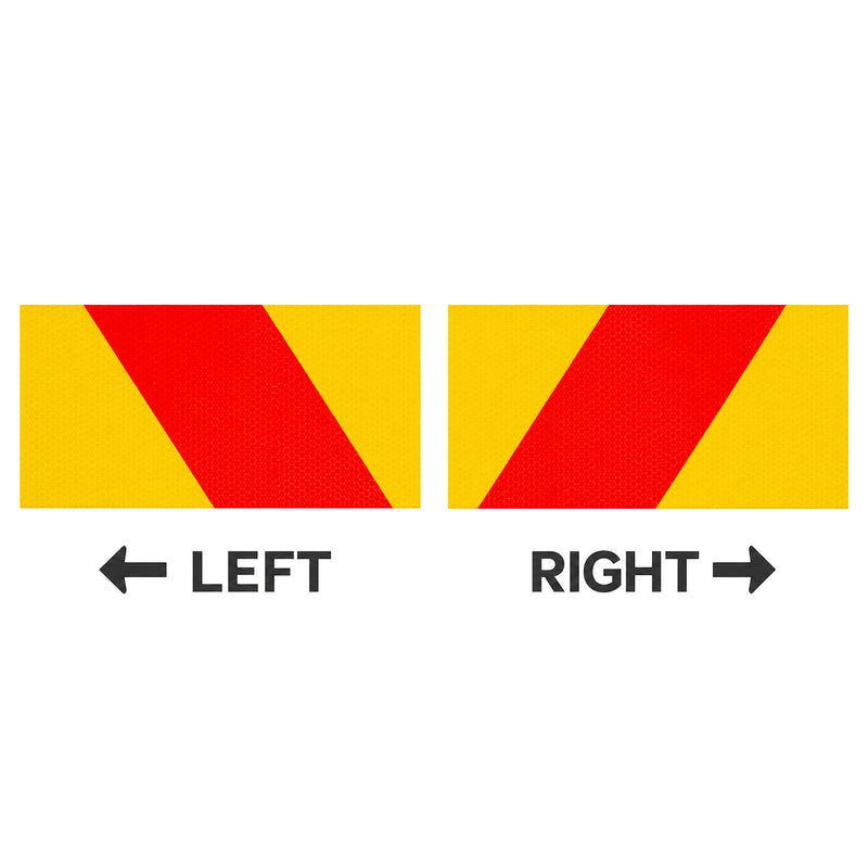 Red & Yellow Chevron Reflective Tape | Flashback® Tape