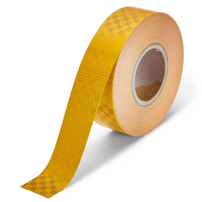 Golden Yellow Microprismatic Reflective Tape - 5 Year Performance
