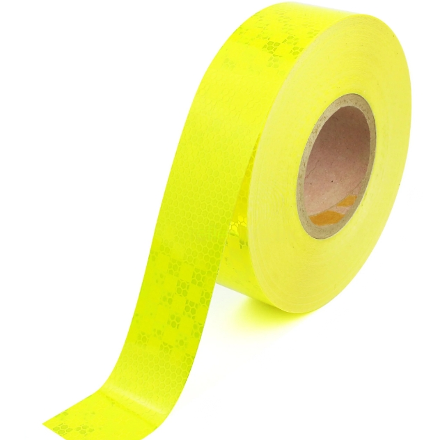 Hi Vis Yellow Microprismatic Reflective Tape - 5 Year Performance