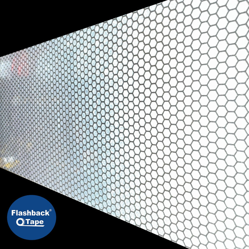 Silver Glass Bead Reflective Tape - Flashback Tape