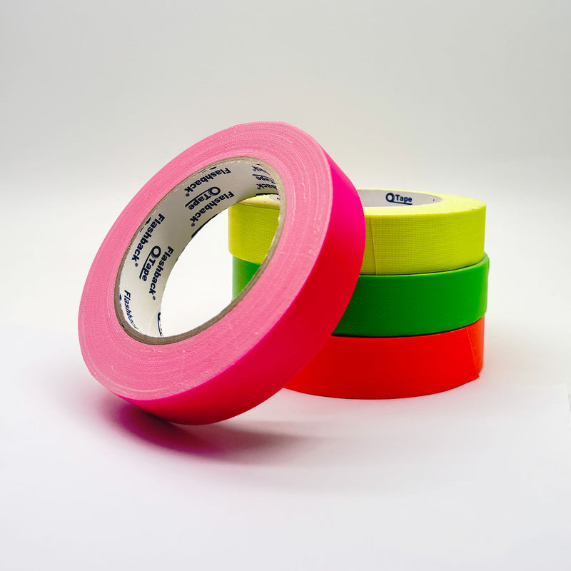 Flashback® Hi-Vis Fluorescent Cloth Marking Tape – UV/Blacklight Reactive | Colours & Bulk Packs