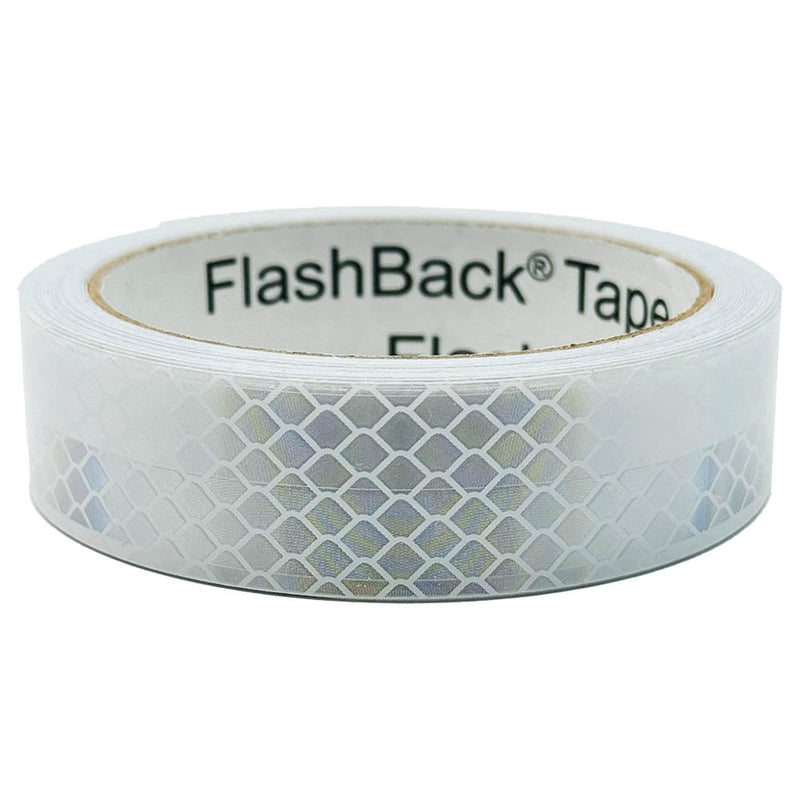 White Prismatic Reflective Tape - Flashback Tape