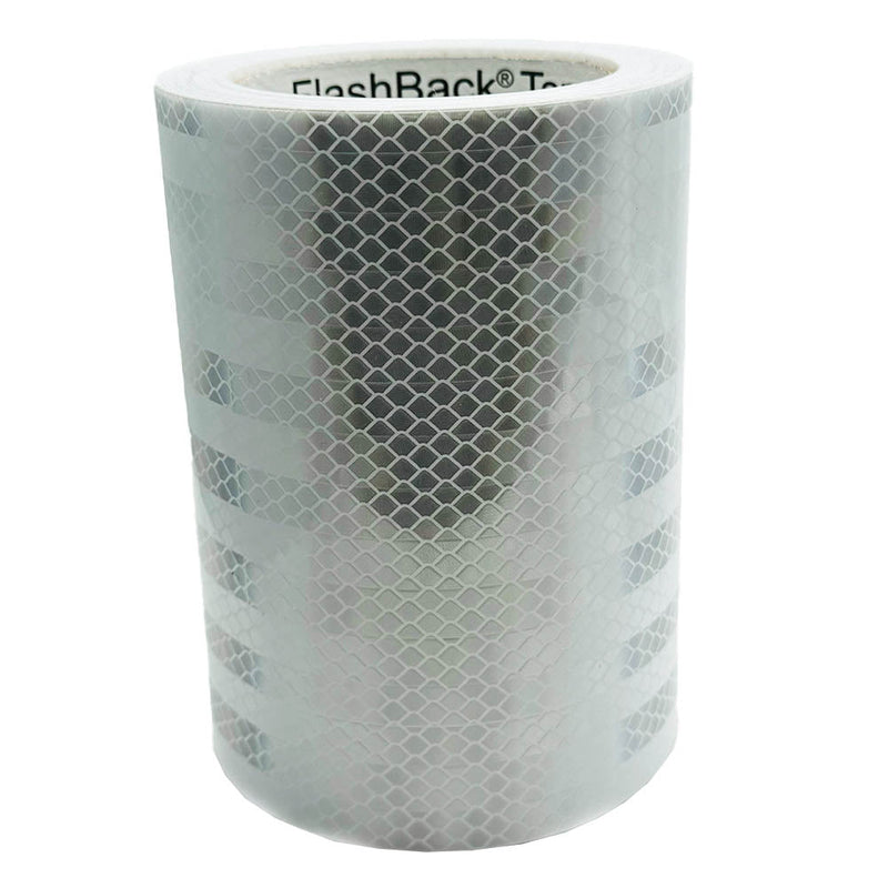 White Prismatic Reflective Tape - Flashback Tape