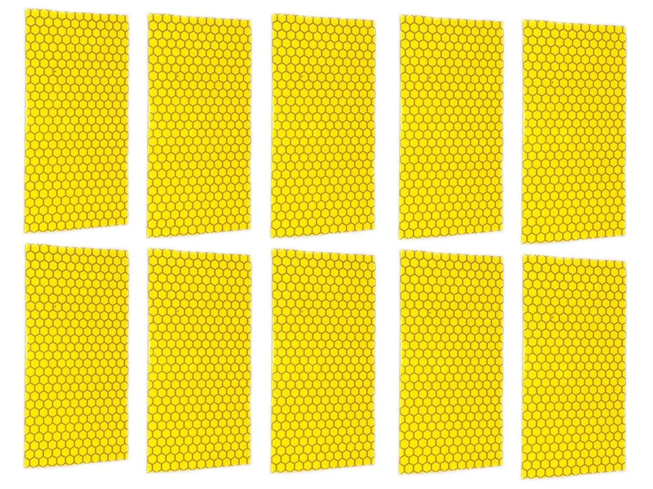 Yellow Glass Bead Reflective Strips - Flashback Tape