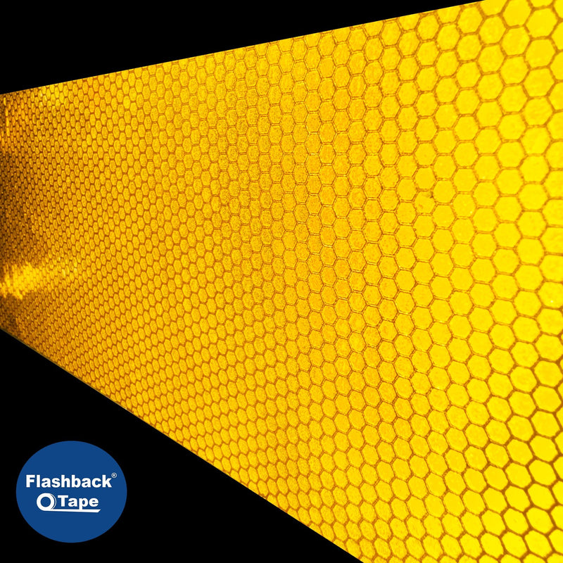 Yellow Glass Bead Reflective Tape - Flashback Tape