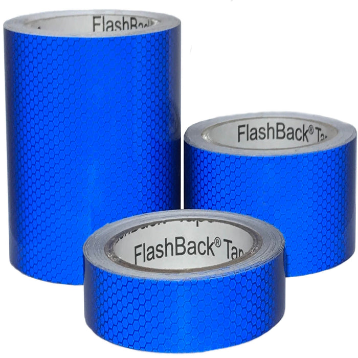 Blue Glass Bead Reflective Tape - Flashback Tape
