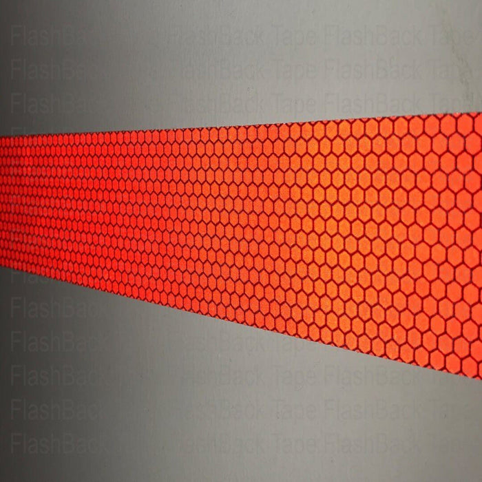 Red Glass Bead Reflective Tape - Flashback Tape