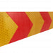 Red & Yellow Arrow Chevron 2 inch Reflective Tape