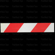 Red & Silver Chevron Glass Bead Reflective Tape - Flashback Tape