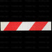Red & Silver Chevron Glass Bead Reflective Tape - Flashback Tape