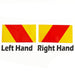 Red & Yellow Chevron Glass Bead Reflective Tape - Flashback Tape