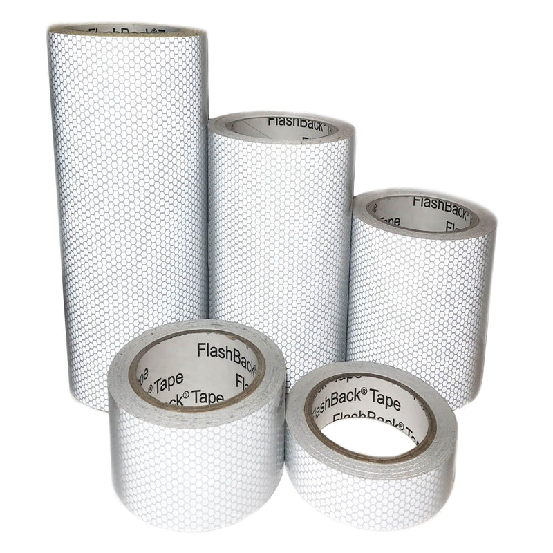 Silver Glass Bead Reflective Tape - Flashback Tape