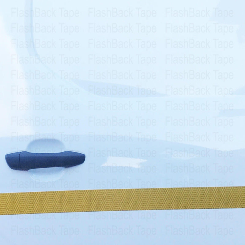 Yellow Glass Bead Reflective Tape - Flashback Tape